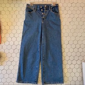 Levi’s Cropped Wide Leg Jeans